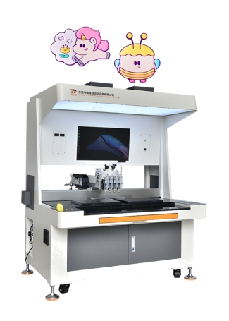 Fun Enamel Emoji Pin Filling Machine with 4 Colors Spray Valve – High Precision & Automatic Functionality